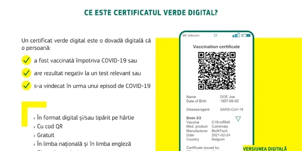 adeverinta electonica verde foto cncav facebook