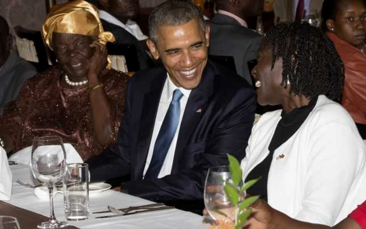 Preşedintele american Barack Obama, la dineu cu rudele din Kenya