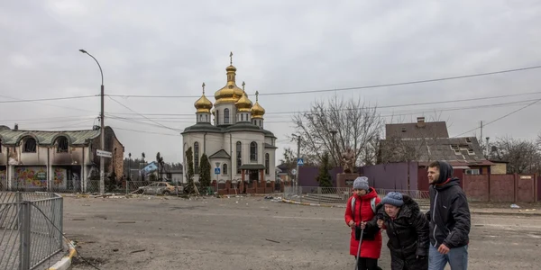 A 13-a zi de război între Rusia şi Ucraina.FOTO EPA-EFE