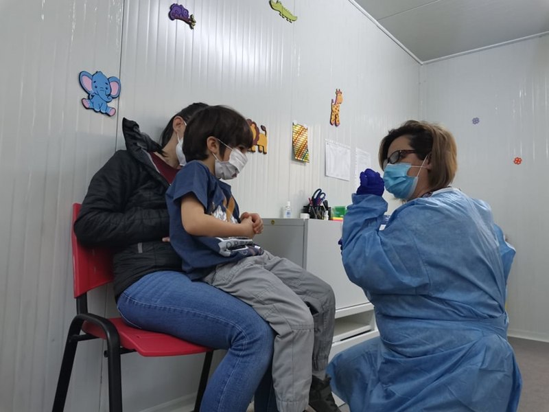Buluc la centrul de evaluare pentru gripă, unde testările sunt gratuite. Interesul pentru vaccinare s-a prăbușit 