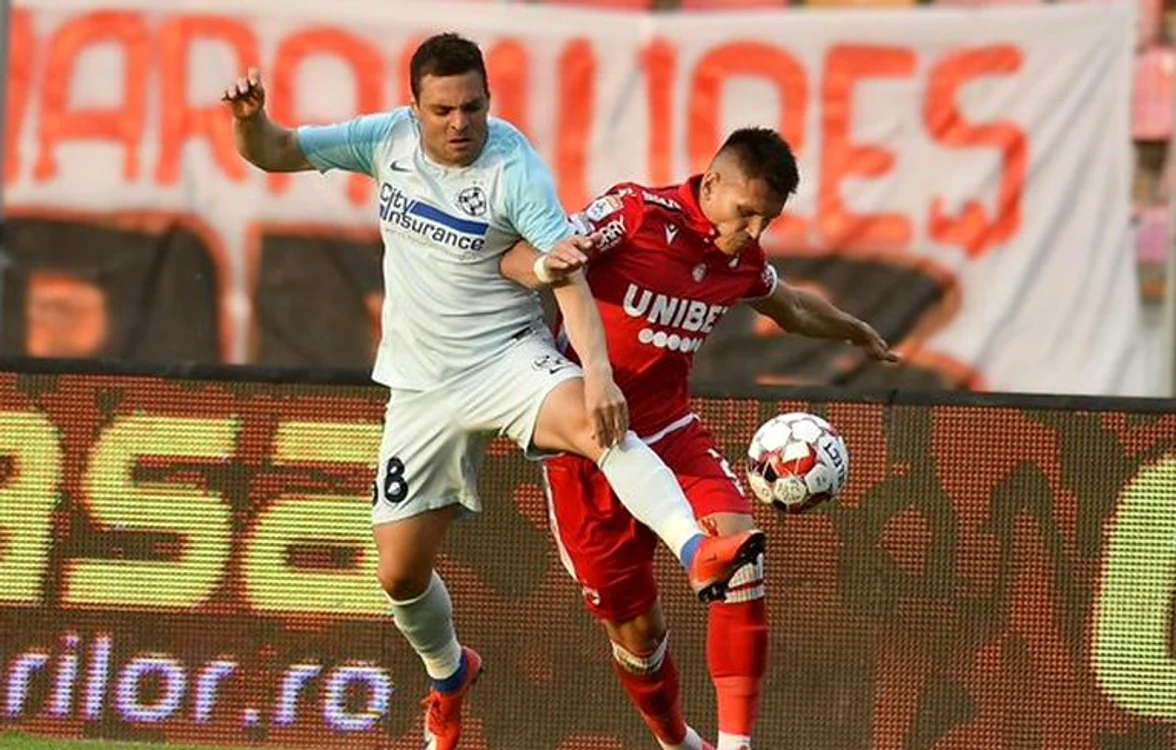 
    Adrian Popa a marcat primul gol al meciului din Cupă cu DinamoFOTO: Sportpictures.eu  