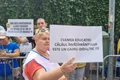 Protest sindicalisti educatie 12 aug 2025 Foto FSI spiru haret jpg