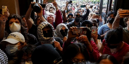 studenti protest pro palestinian la Universitatea din Columbia foto X jpeg