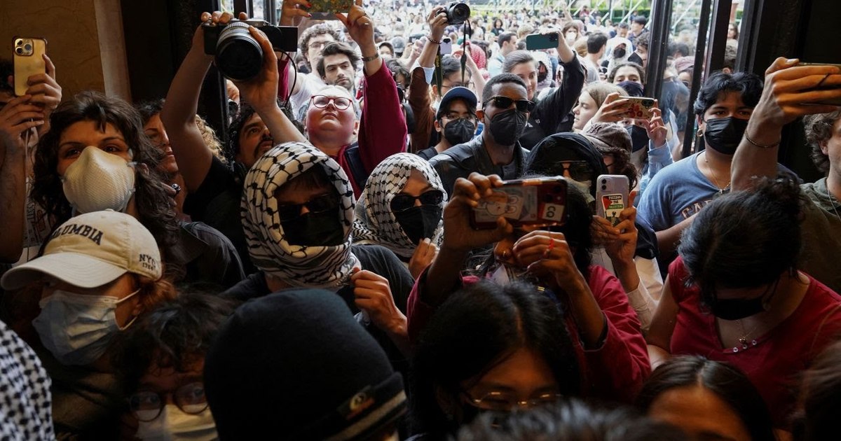 Protest pro-palestinian la Columbia: Zeci de studenți reținuți de poliție