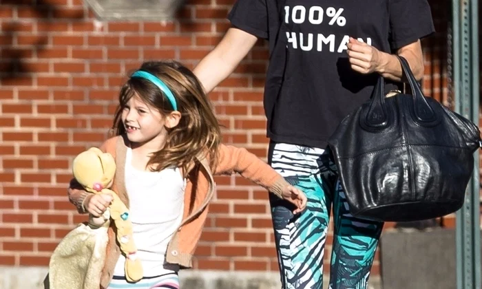 Sienna Miller out for a morning walk with her daughter Marlowe in the "Big Apple" jpeg