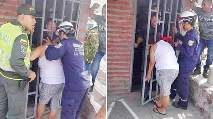 Concita S. a fost eliberată de pompieri după cinci ore