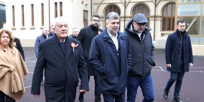 Constantin Toma, primarul Buzăului și Marcel Ciolacu, președintele PSD FOTO: Facebook