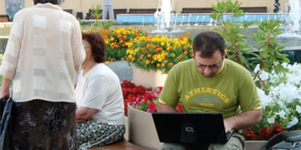 Internet wireless  în centrul Slatinei