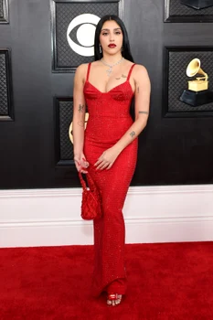 Lourdes Leon a ales pentru Premiile Grammy o rochie Area (foto: GettyImages)