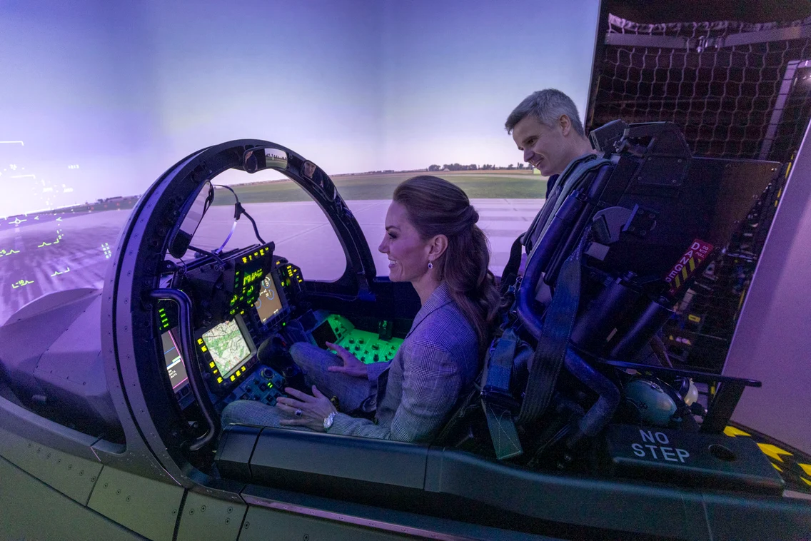 Kate Middleton în vizită la baza aeriană, Profimedia