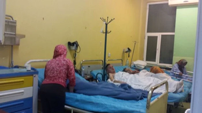 Fiul subofiţerului a ajuns la spital în urma loviturilor primite