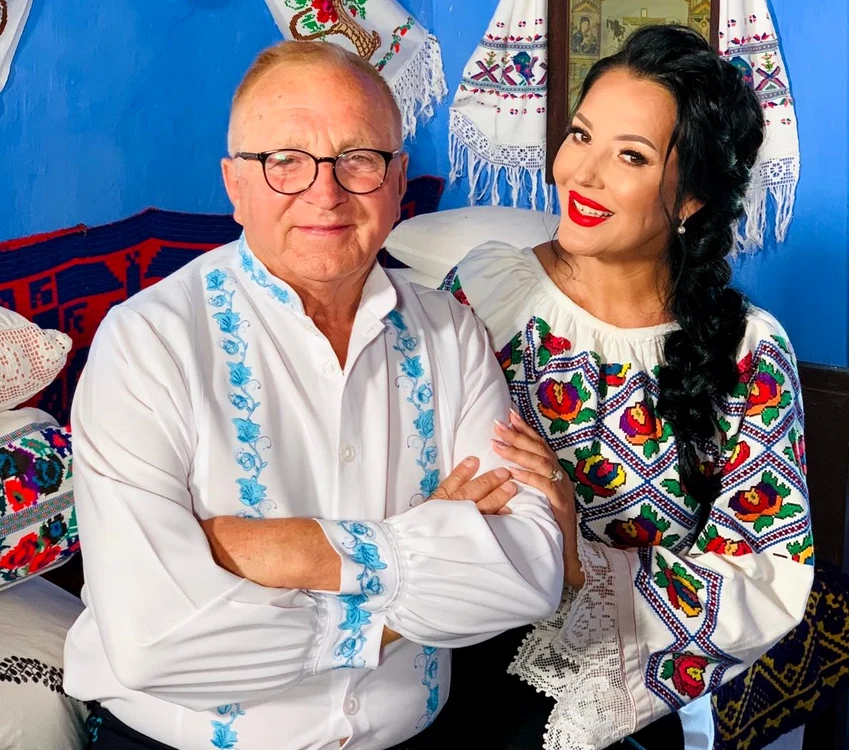
    Angela Rusu și tatăl ei, Mihai Rusu  