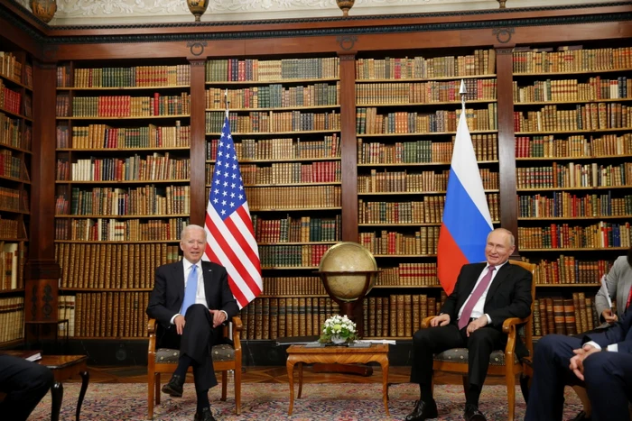 Întâlnire Joe Biden Vladimir Putin la Geneva 16 iunie 2021 FOTO EPA-EFE