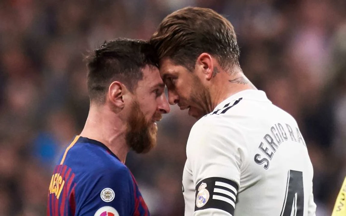 Dueluri de foc Messi - Sergio Ramos în perioada în care cei doi erau adversari. Captură TV