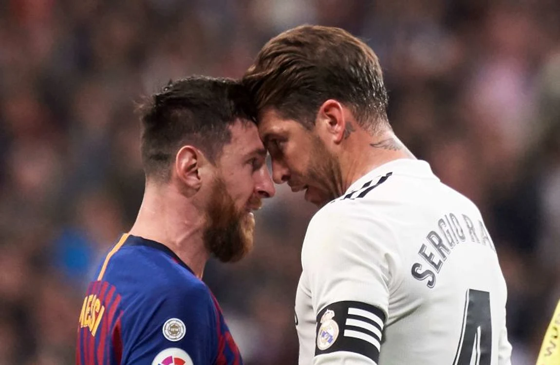 
    Lionel Messi si Sergio Ramos, doi ”cocoși” în acțiune la Real - BarcelonaFOTO: Profimedia  