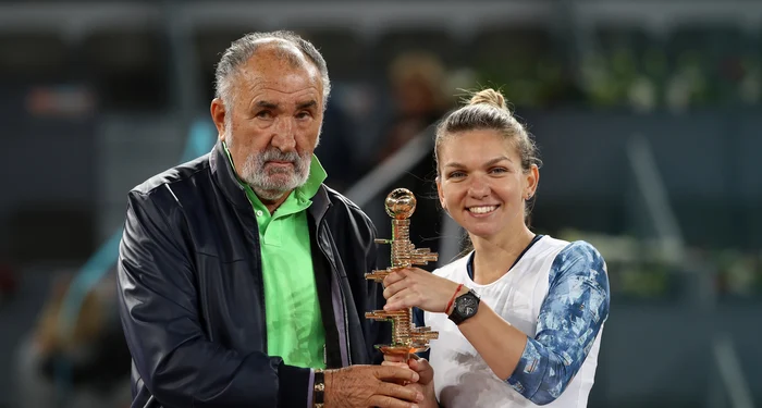 Ion Țiriac și Simona Halep au avut și au o relație apropiată. Foto Getty images
