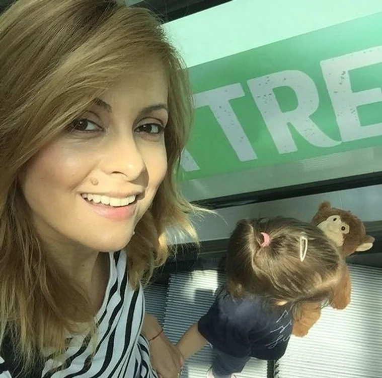 Micuța Ana Georgia se înțelege mai bine acum cu frățiorul ei Foto Instagram