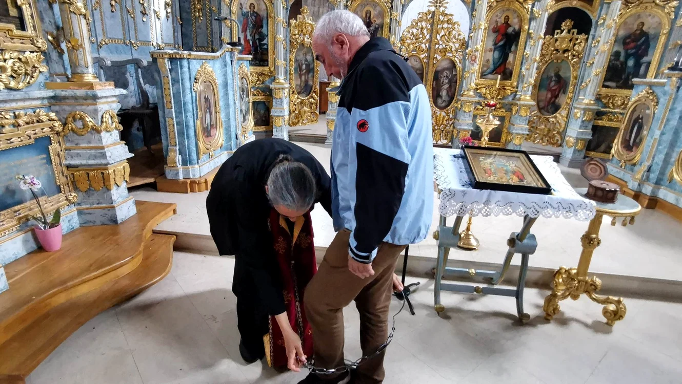  Mănăstirea sârbească din comuna Birda FOTO Ștefan Both