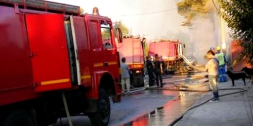 Incendiul a pornit de la un scurtcircuit. Foto arhivă.
