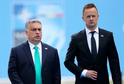 Viktor Orban si Peter Szijjarto FOTO EPA-EFE