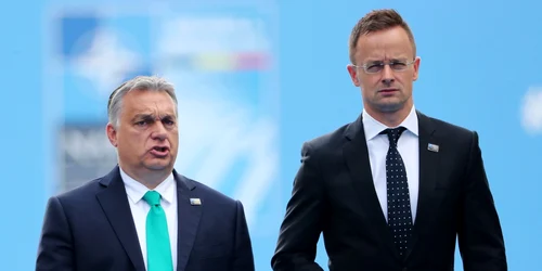 Viktor Orban si Peter Szijjarto FOTO EPA-EFE