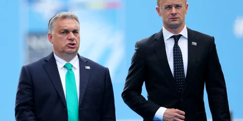 Viktor Orban si Peter Szijjarto FOTO EPA-EFE