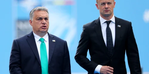 Viktor Orban si Peter Szijjarto FOTO EPA-EFE