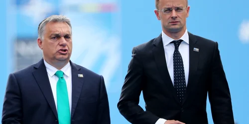 Viktor Orban si Peter Szijjarto FOTO EPA-EFE