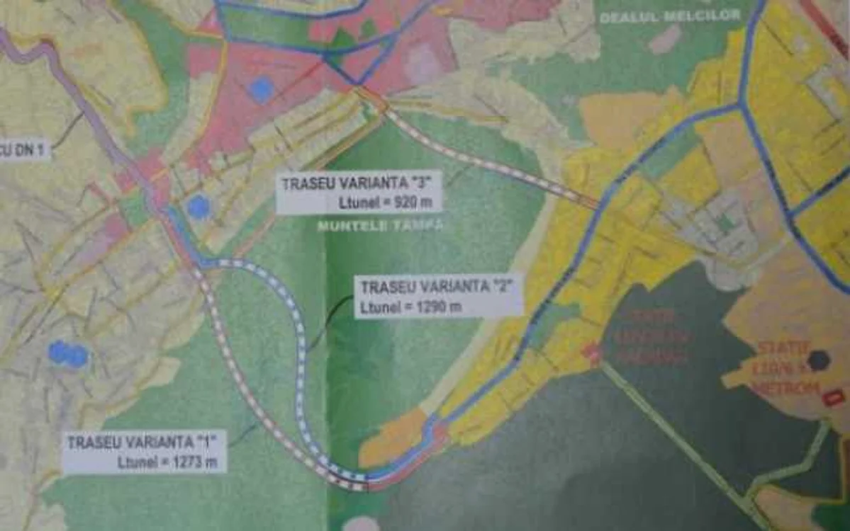 Primăria are de ales între variante pentru a construi tunelul. FOTObzb.ro