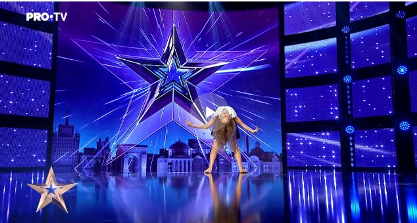 Ema Stoian i-a uimit pe jurați cu momentul ei de dans