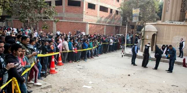 Atac terorist impotriva unei biserici copte din Helwan