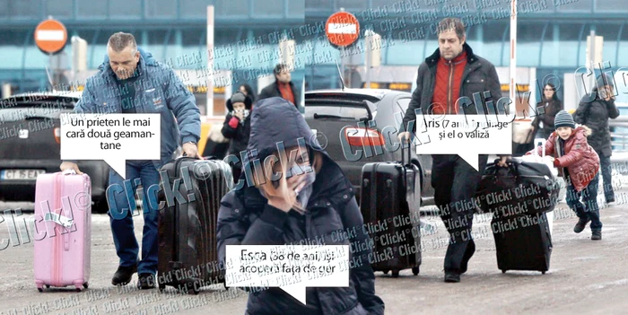 Esca (38 de ani) îşi acoperă faţa de ger