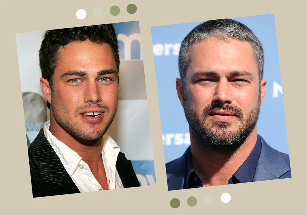 Taylor Kinney, în tinerete (în stânga) și în prezent (în dreapta) / fotografii: Getty Images.