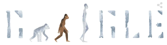 Google și-a schimbat logo-ul pentru a aniversa descoperirea australopitecului Lucy