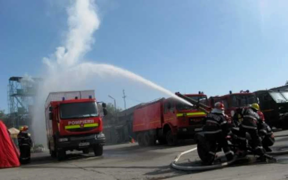 Pompierii sighişoreni au stins incendiul