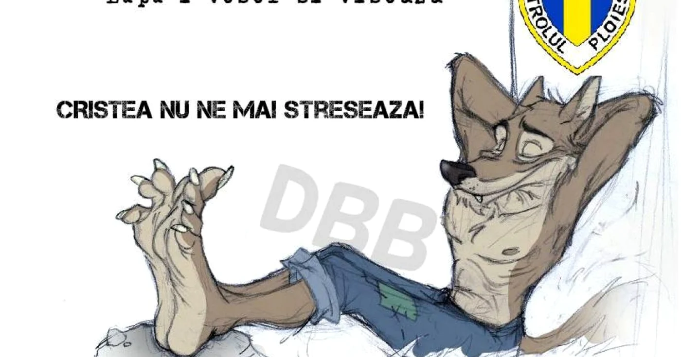 Dedicaţie pentru Cristea de la suporterii Petrolului FOTO facebook
