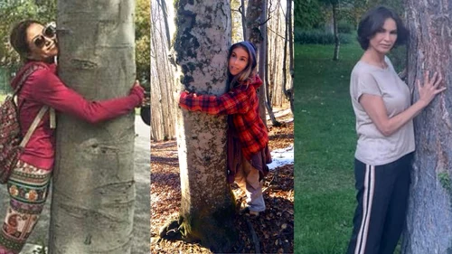 Anamaria Ferentz, Corina Bud și Ramona Bădescu, în mijlocul naturii