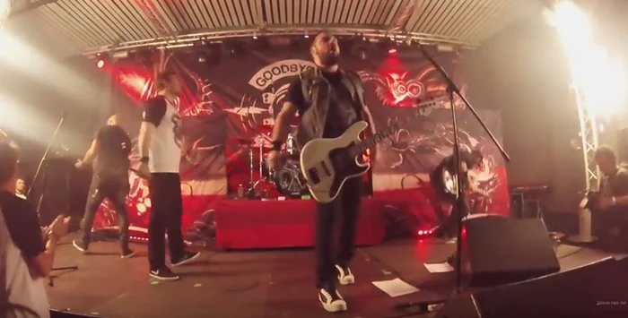 Imagine din concertul Goodbye to Gravity din clubul Colectiv, 30 octombrie 2015captură video