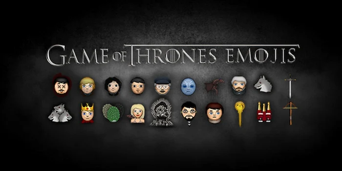 Personaje, decorurile şi recuzita din
serialul „Urzeala Tronurilor“ vor fi transformate în emoticoane
FOTO Elite Daily