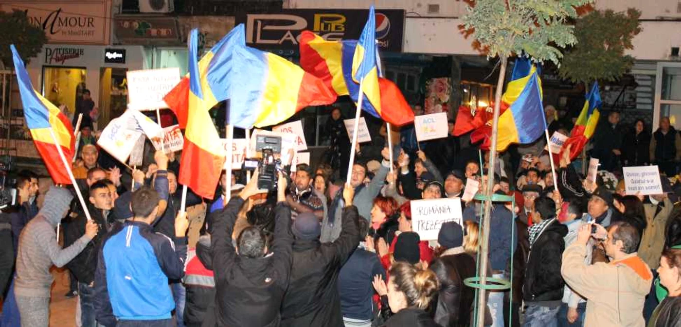 proteste anti ponta galati