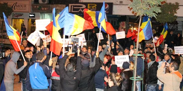 proteste anti ponta galati