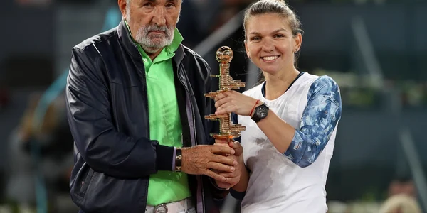 Ion Tiriac si Simona Halep, Getty Images jpg