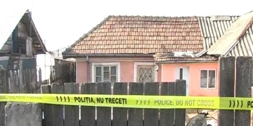 Casa în care s-a petrecut crima, foto: captură tv