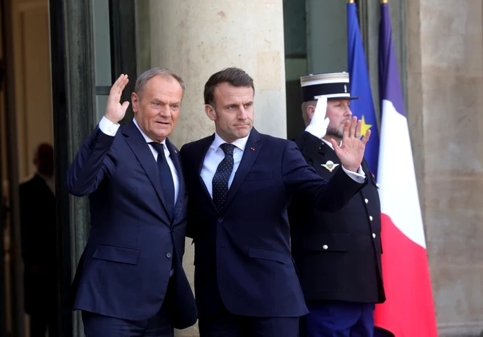 Donald Tusk a participat la summitul de urgență convocat de Macron FOTO EPA-EFE