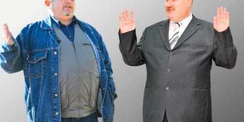 Ionel Boeru (stânga) şi Dorin Cârlan (dreapta), după 20 de ani