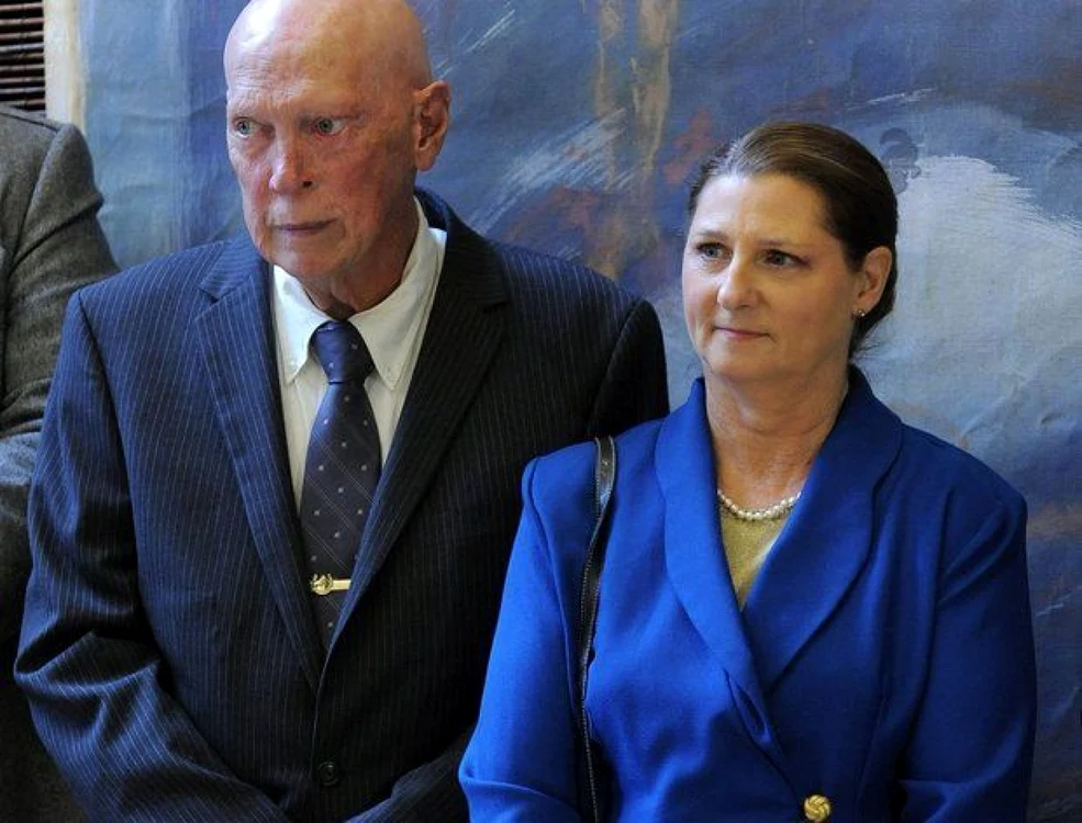 Prinţesa Irina, cea de-a treia fiică a regelui Mihai,  şi soţul său, John Walker