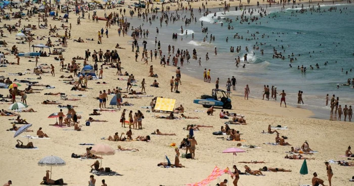 Plaja Bondi Beach din Sydney FOTO EPA-EFE