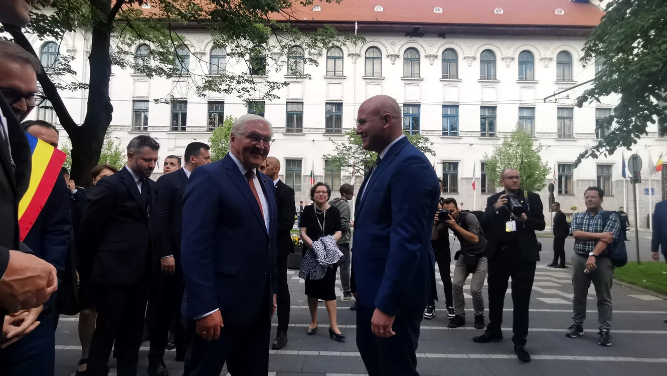 Președintele Germaniei la Timișoara FOTO Ștefan Both