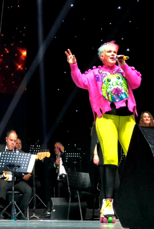 Silvia Dumitrescu a fost plină de energie şi a făcut spectacol pe role 