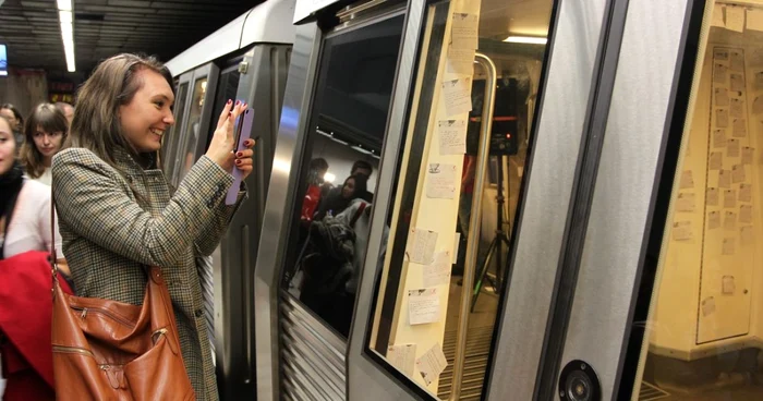 În prima zi a primăverii se va organiza un flashmob în staţia de metrou Piaţa Unirii FOTO Arhivă